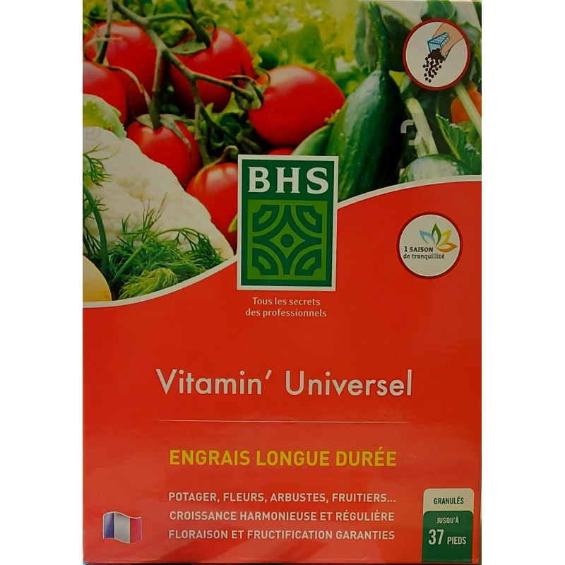 Engrais longue durée - Vitamin' Universel BHS 750g