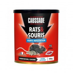 Pâte Rats & souris - Forte Infestation 150g - CAUSSADE